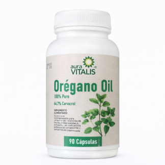 🌿 Orégano Oil 100% Puro – Aura Vitalis (90 cápsulas)