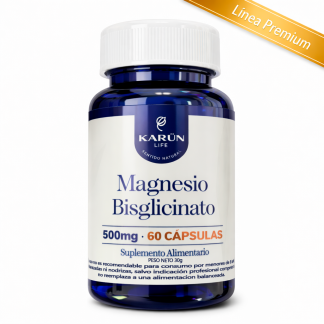 Magnesio Bisglicinato – 500 mg Relajación Muscular y Sistema Nervioso