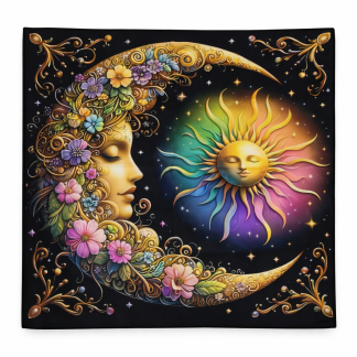 Paño Ritual Sol & Luna Equilibrio Sagrado