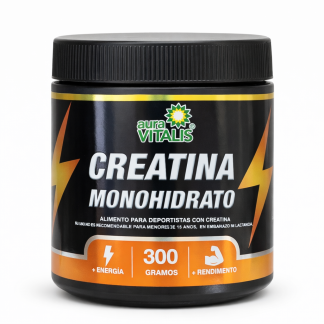 Creatina Monohidrato Energía, Fuerza y Rendimiento Deportivo (300 g)