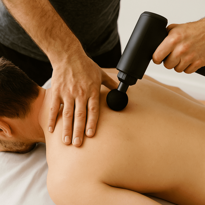 Masaje mas Pistola de masajes